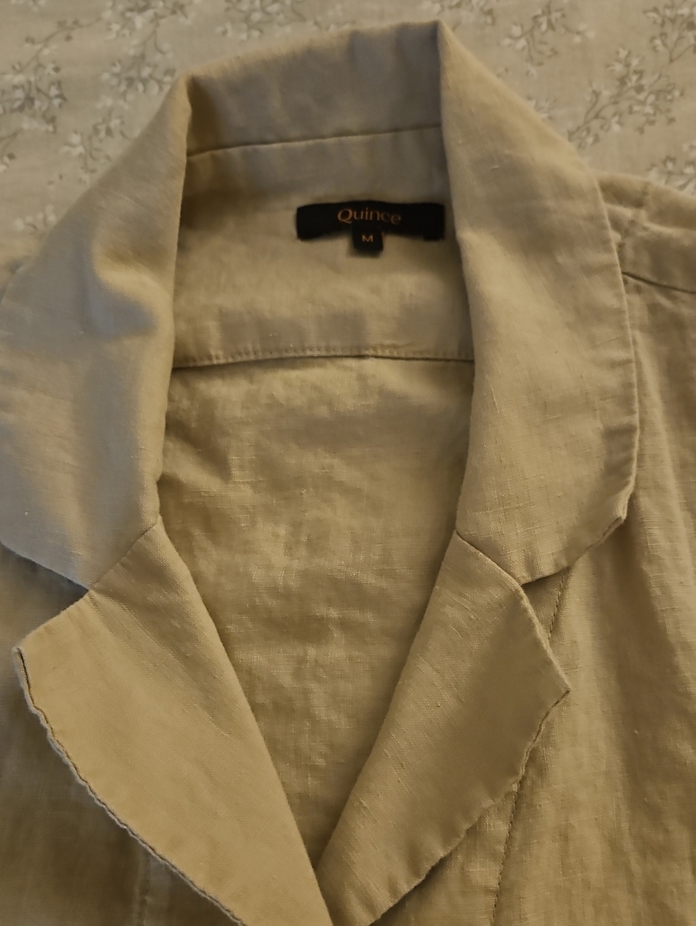 Quince Linen Blouse EUC - Picture 2 of 5